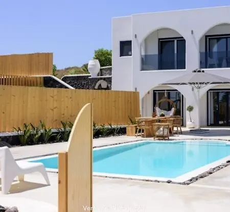 Beautiful Santorini 3 Bedrooms Phos Private Pool Lovely Sea View Exo Gialos *