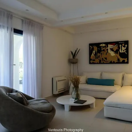 Beautiful Santorini 3 Bedrooms Phos Private Pool & Seaviews * Karterádos