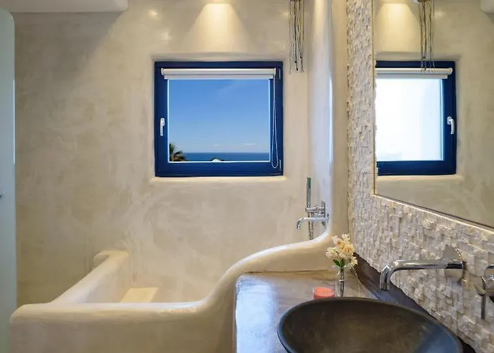 Villa Beautiful Santorini 3 Bedrooms Phos Private Pool & Seaviews Karterádos
