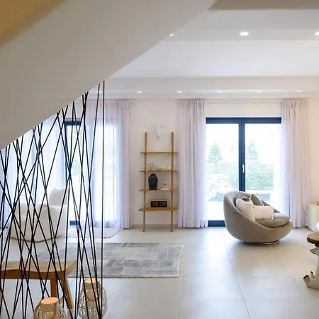 Villa Beautiful Santorini 3 Bedrooms Phos Private Pool&lovely Sea View Exo Gialos